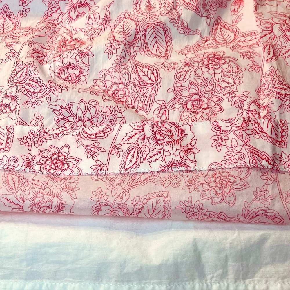 Victoria’s Secret Cottage Core Cotton Pink Floral Dress with Elastic Waist Sz 6 - Picture 6 of 10